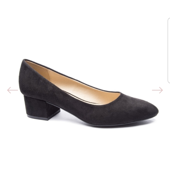 Chinese Laundry Shoes - NWOB CHINESE LAUNDRY BLACK CHUNK HEELS
